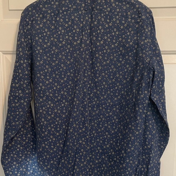 Banana Republic Floral Print Linen Shirt - Small - Picture 4 of 6